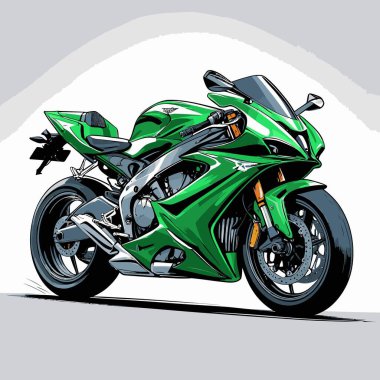 superbike vektör sanat komik biçimi