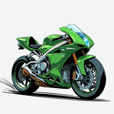 superbike vektör sanat komik biçimi