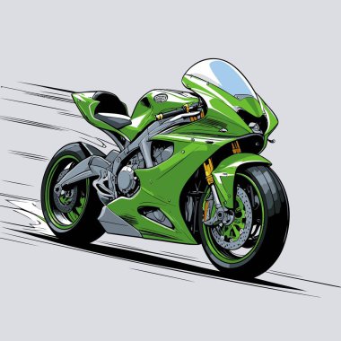 superbike vektör sanat komik biçimi
