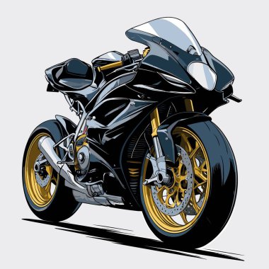 superbike vektör sanat komik biçimi