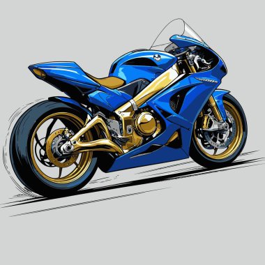 superbike vektör sanat komik biçimi