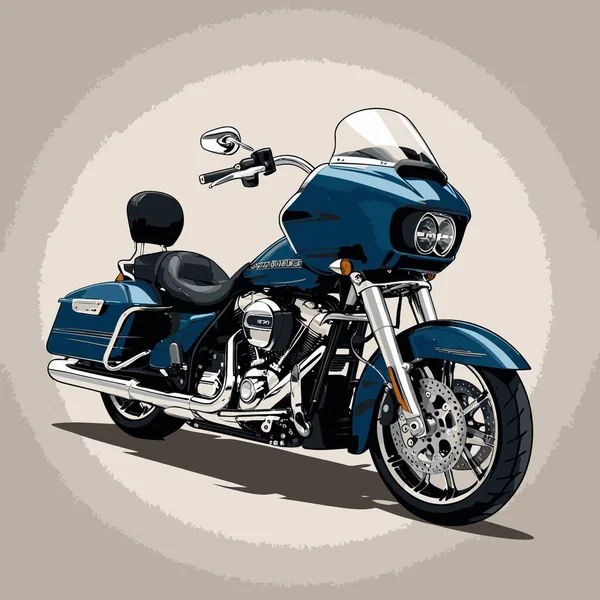 A unique and cool motorcycle vector art illustration featuring a bold, stylish motorcycle design with strong proportions and sharp details
