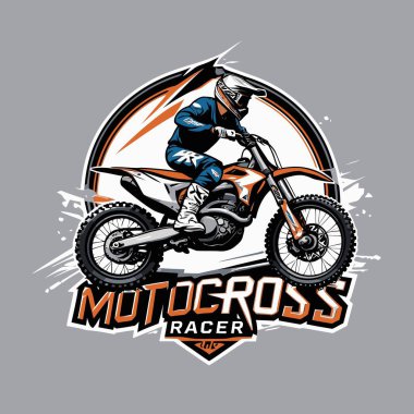 Aşırı off-road yarışlarından esinlenen cesur, dinamik ve enerjik bir tasarıma sahip bir motokros logo taşıyıcısı.