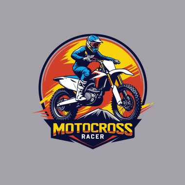 Aşırı off-road yarışlarından esinlenen cesur, dinamik ve enerjik bir tasarıma sahip bir motokros logo taşıyıcısı.