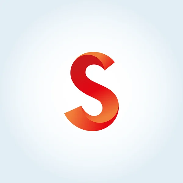 Logo písmeno s — Stockový vektor