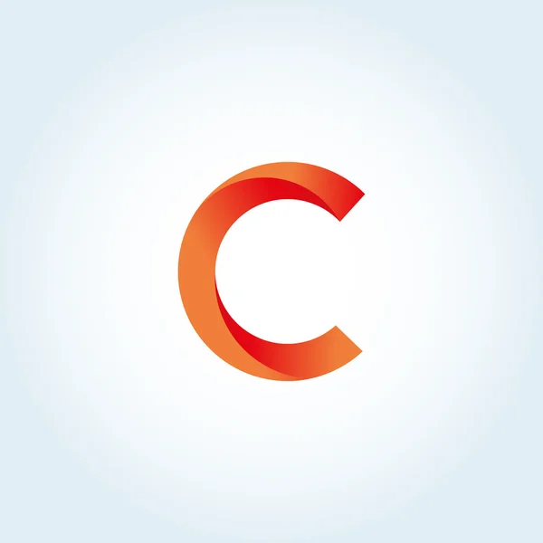 C písmeno logo — Stockový vektor