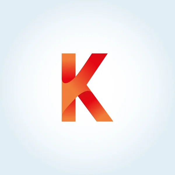 K letra logo — Archivo Imágenes Vectoriales