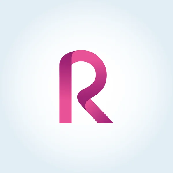 Logotipo letra R — Vector de stock