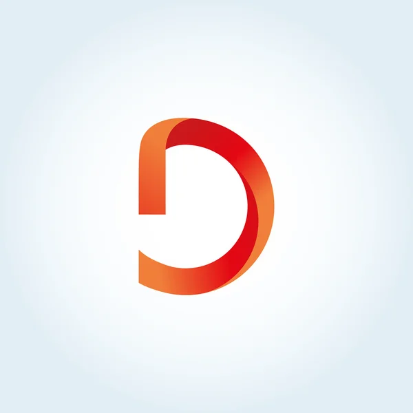 D brief logo — Stockvector