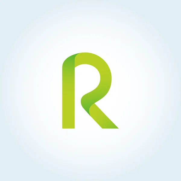 R betű logó — Stock Vector