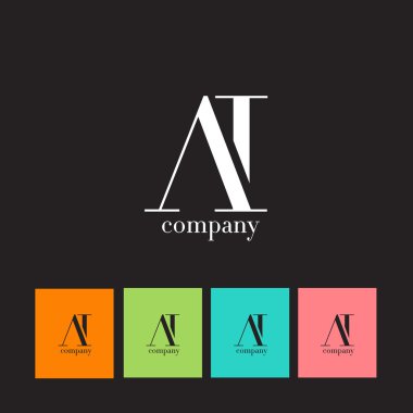 A ve ben Logo harfleri