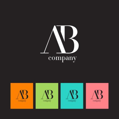 A ve B harfleri Logo 