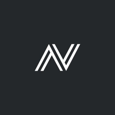 A ve V harf Logo 