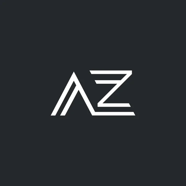 A & Z Letters Logo — Stockvector