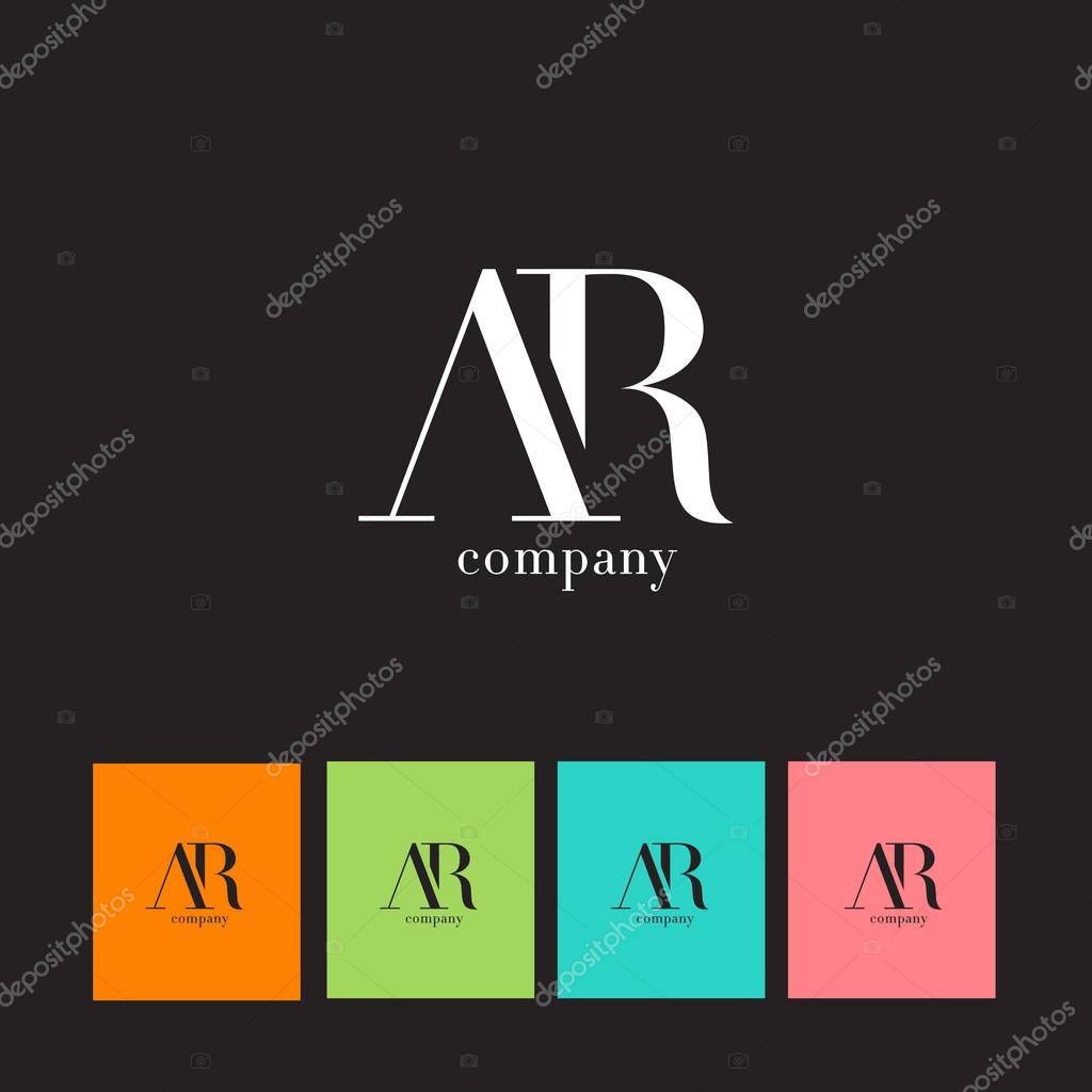 A & R Letters Logo, Icon, Vector element