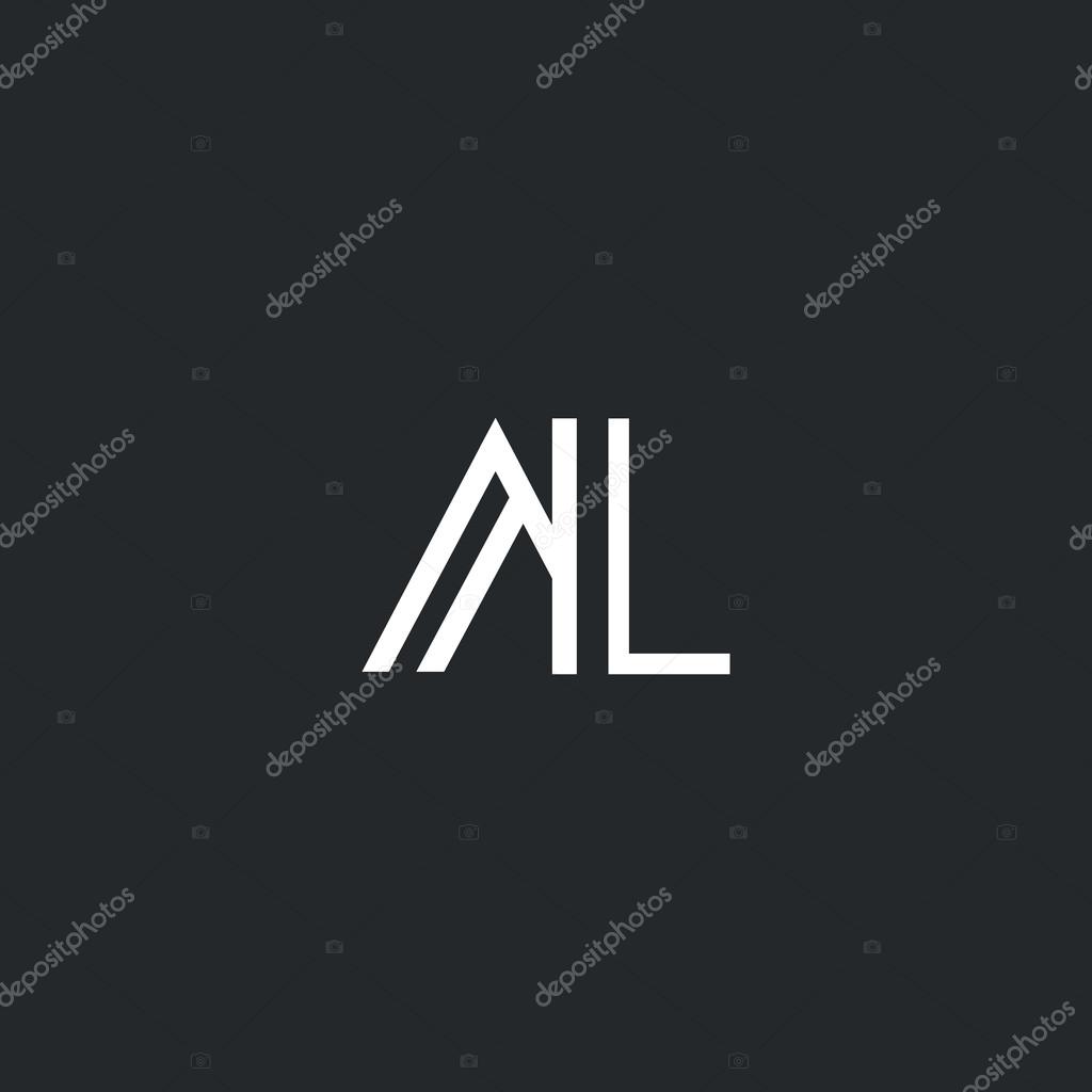 A & L Letters Logo, Icon, Vector element