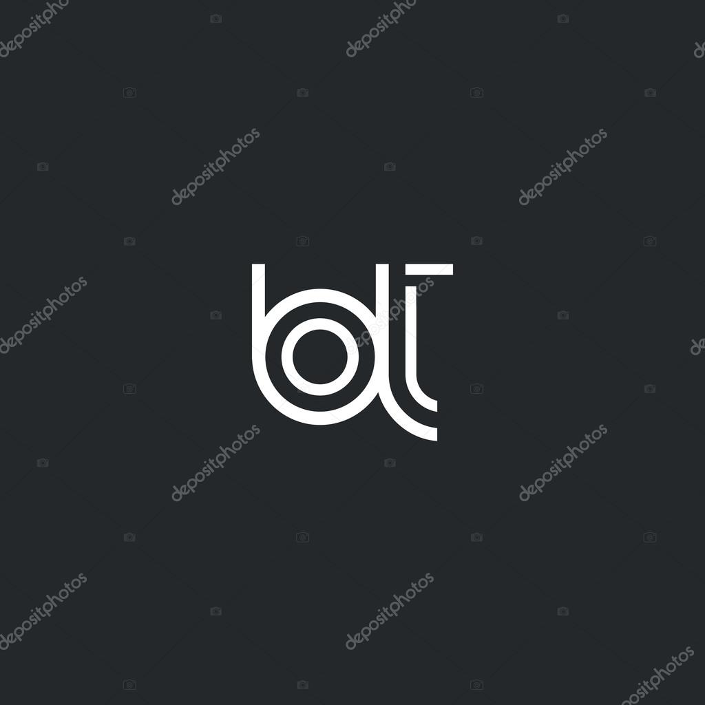 B & T Letters Logo, Icon, Vector element