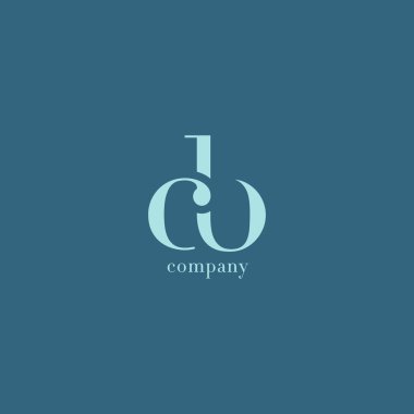CB harf iş şirket logosu 