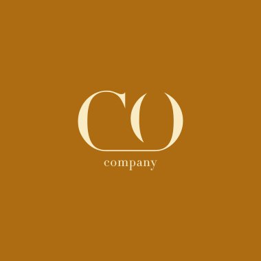 Co harfler iş şirket logosu 