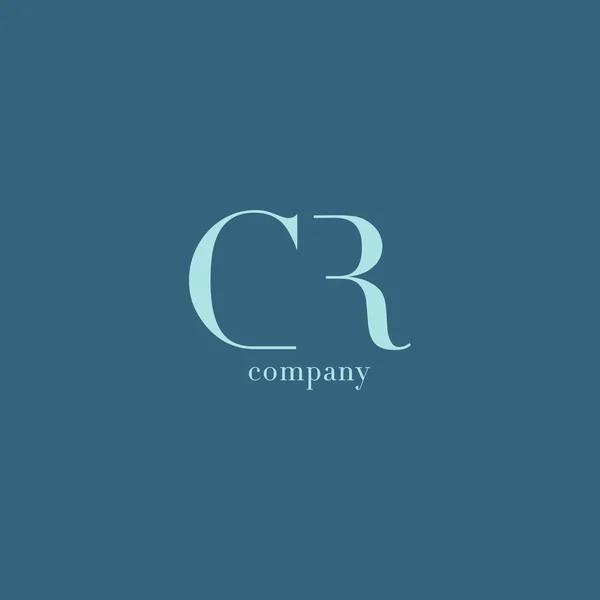 Logo aziendale CR Letters — Vettoriale Stock