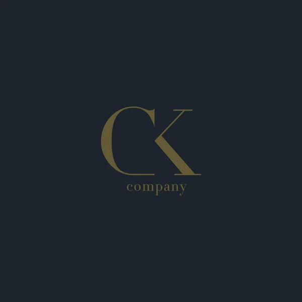 Το λογότυπο της εταιρείας Business επιστολών CK — Διανυσματικό Αρχείο