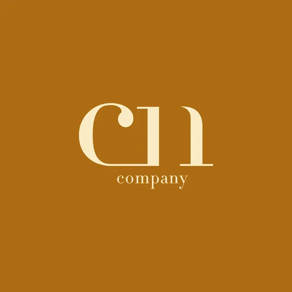CN Letters Business Company Logo — Stock Vector