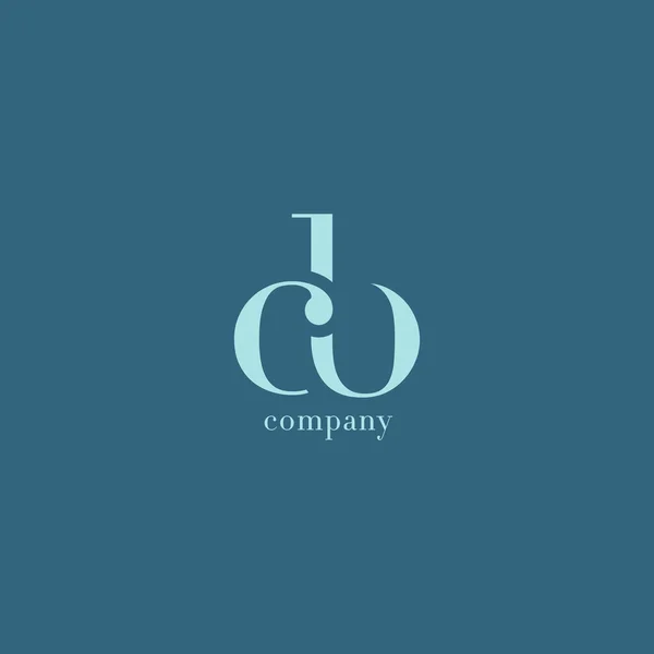 CB bokstäver Business företagets logotyp — Stock vektor