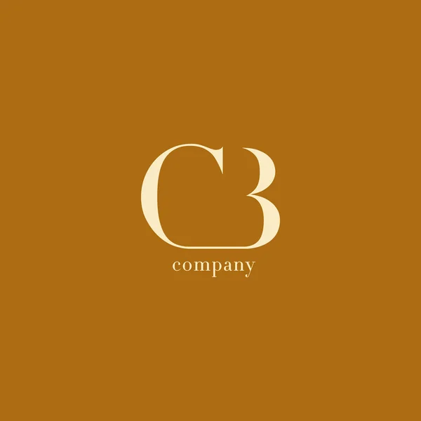 CB Lettres Logo de l'entreprise — Image vectorielle