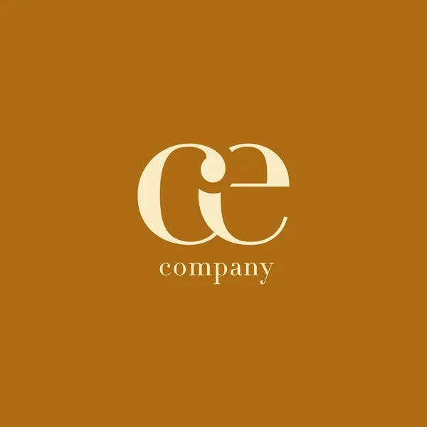 CE Letters bedrijf Logo — Stockvector