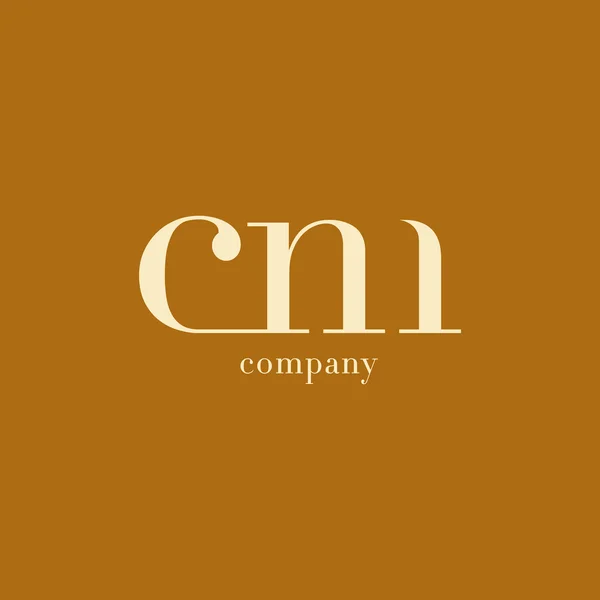 CM Lettres Logo de l'entreprise — Image vectorielle