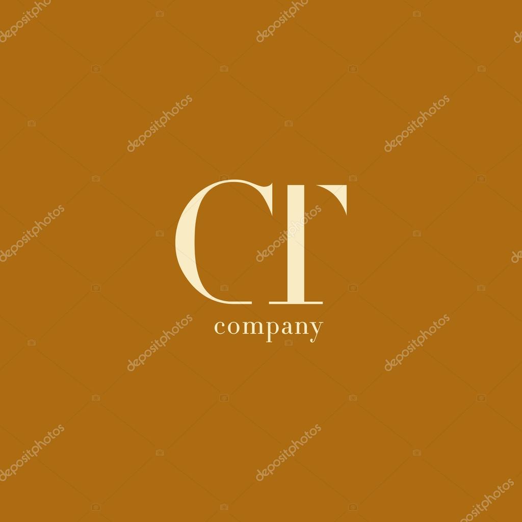 CT Joint Letters Business Company Logo Vector