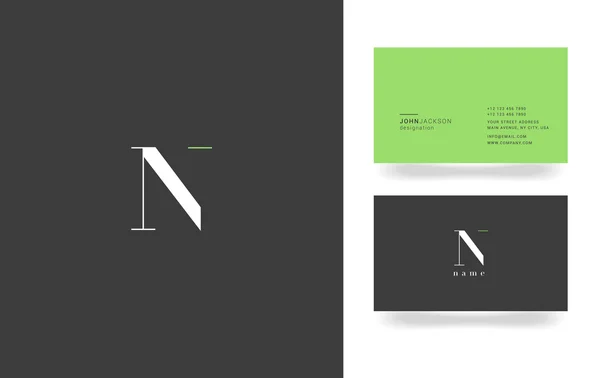 N Letter Logo Icon — Stock Vector