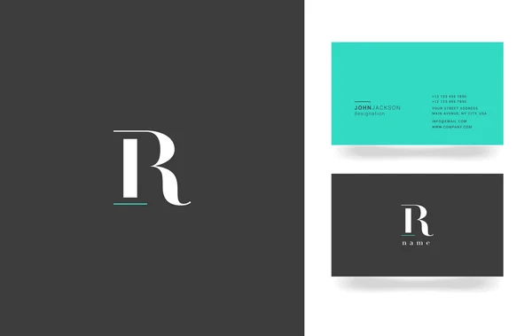 R Letter Logo Icon — Stock Vector