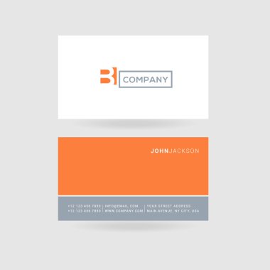 B harfi Logo Simge kartları