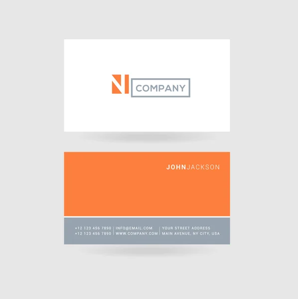 N Logo pictogram postbladen — Stockvector