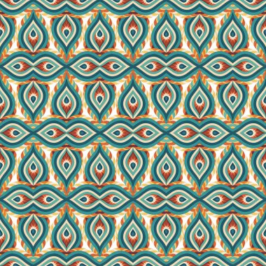 Soyut geometrik şekilli kusursuz desen