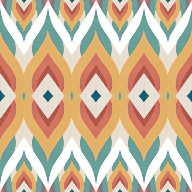 Geometrik dikişsiz desen. Renkli bir geçmiş. vektör illüstrasyonu