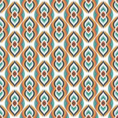 soyut etnik vektör arka plan sorunsuz. vektör çizim