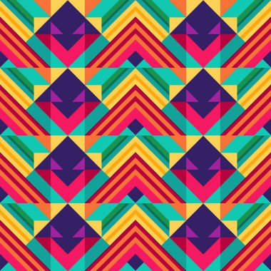 arkaplan, vektör illüstrasyonu için soyut geometrik dikişsiz desen