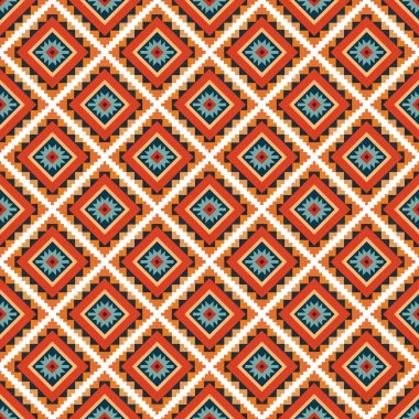 vektör Dikişsiz etnik desen