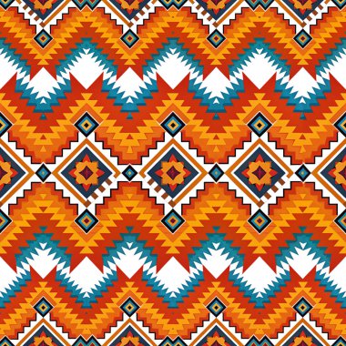 tribal geometric pattern with ethnic elements. vector illustration.