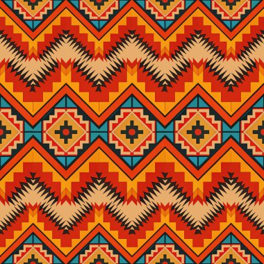 ethnic tribal seamless geometric pattern design for your textile print