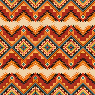 seamless ethnic pattern. abstract background. tribal vector ornament