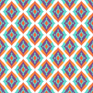 Rhombus ile kesintisiz geometrik desen. Vektör