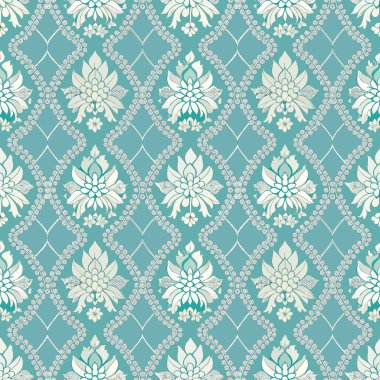 Çiçeklerle kusursuz desen