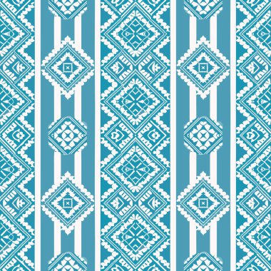 etnik seamless modeli. vektör çizim