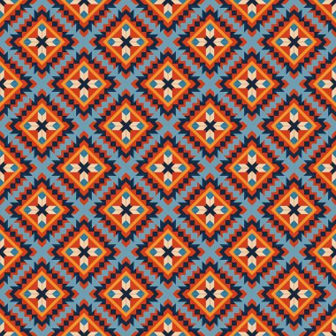 Soyut geometrik şekilli kusursuz desen vektör çizimi