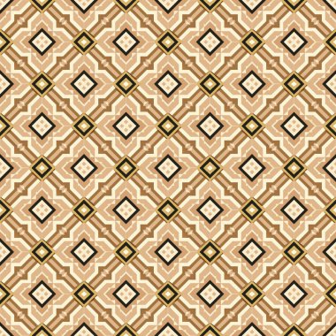seamless geometric pattern with the image of a homely pattern