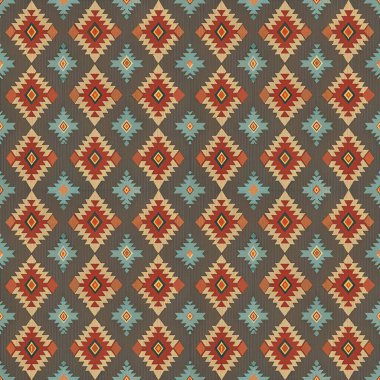 Vektör kusursuz desen. etnik süs.