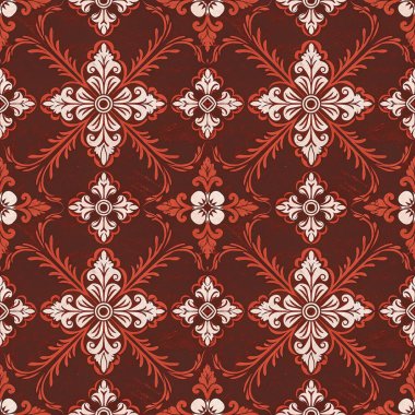 Kusursuz desen. Klasik dekoratif elementler. El çizimi arkaplan